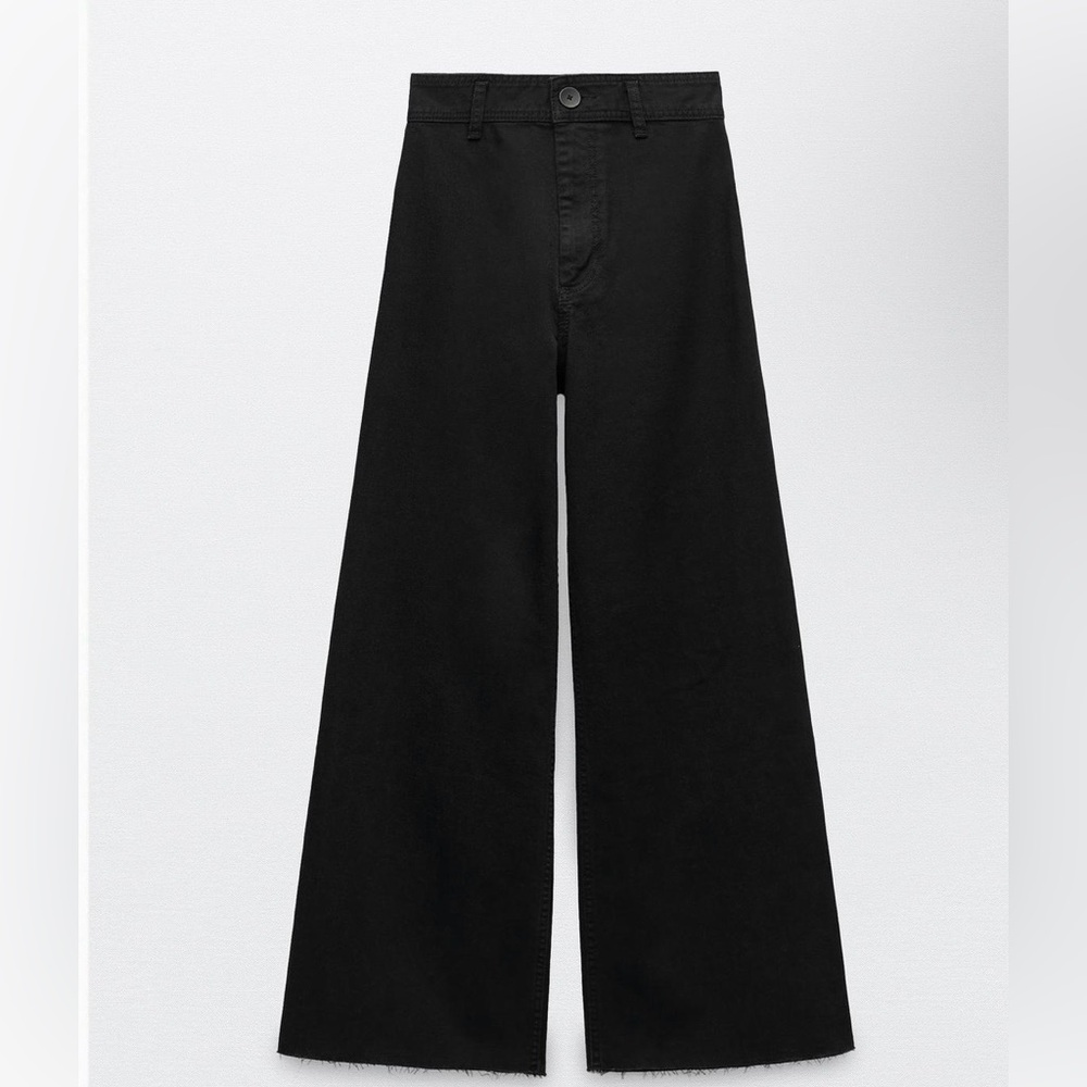 Zara ZW Collection High Waist Marine Straight Jeans